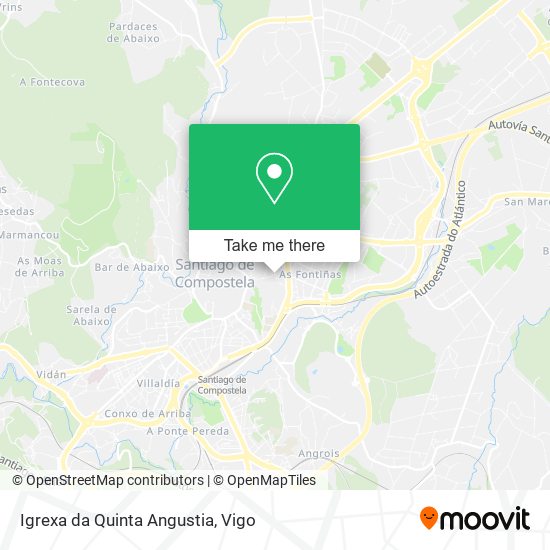 Igrexa da Quinta Angustia map