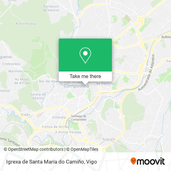 Igrexa de Santa María do Camiño map