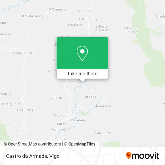 Castro da Armada map