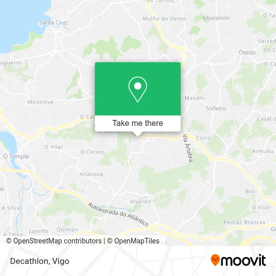 Decathlon map