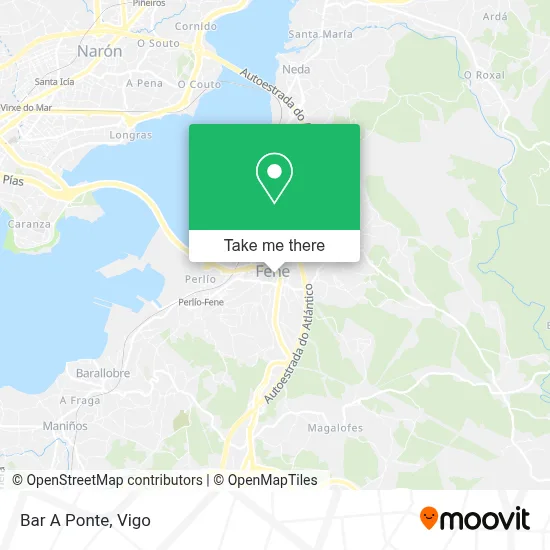 Bar A Ponte map
