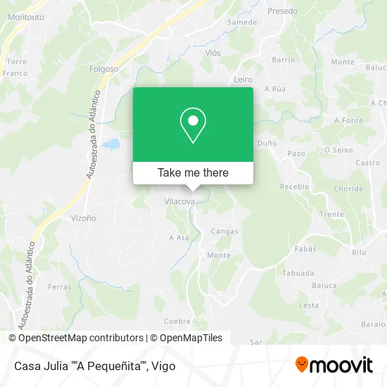 Casa Julia ""A Pequeñita"" map