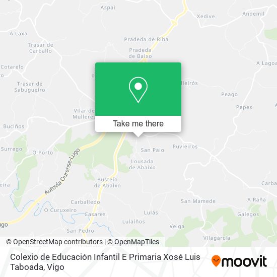Colexio de Educación Infantil E Primaria Xosé Luis Taboada map