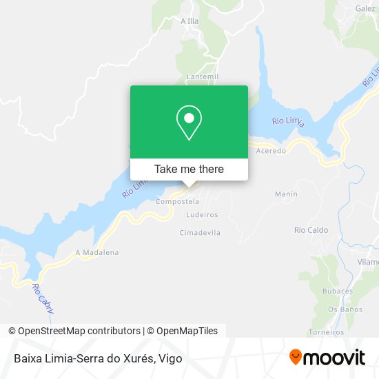 Baixa Limia-Serra do Xurés map