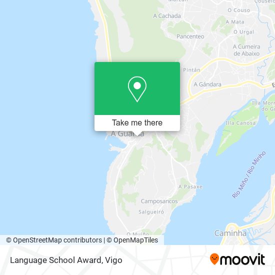 Language School Award map