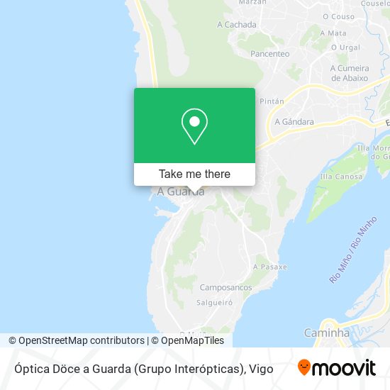 Óptica Döce a Guarda (Grupo Interópticas) map