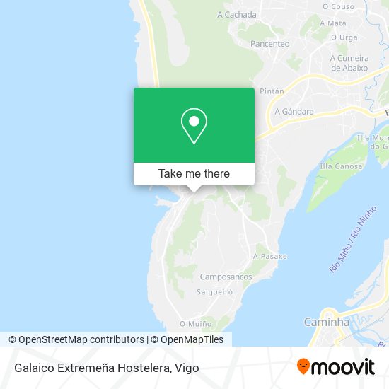 Galaico Extremeña Hostelera map