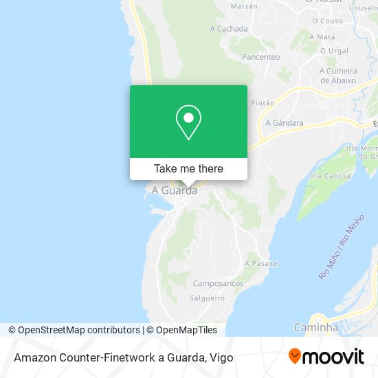 mapa Amazon Counter-Finetwork a Guarda