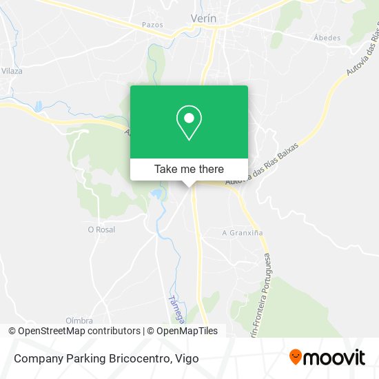 mapa Company Parking Bricocentro