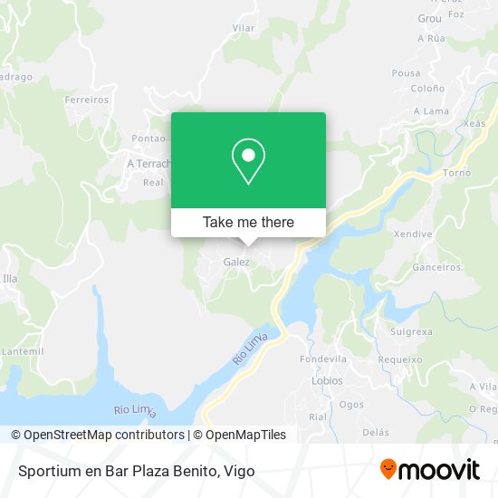 Sportium en Bar Plaza Benito map