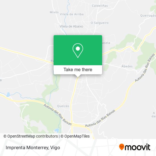 Imprenta Monterrey map