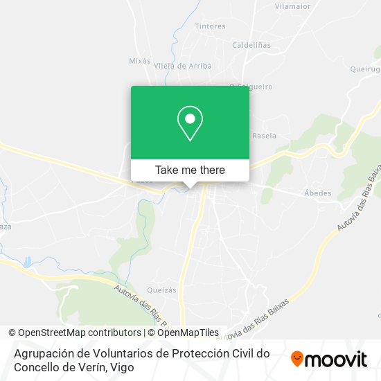 Agrupación de Voluntarios de Protección Civil do Concello de Verín map