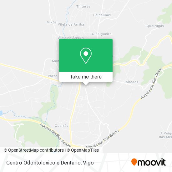 Centro Odontoloxico e Dentario map