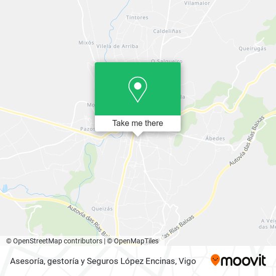 Asesoría, gestoría y Seguros López Encinas map