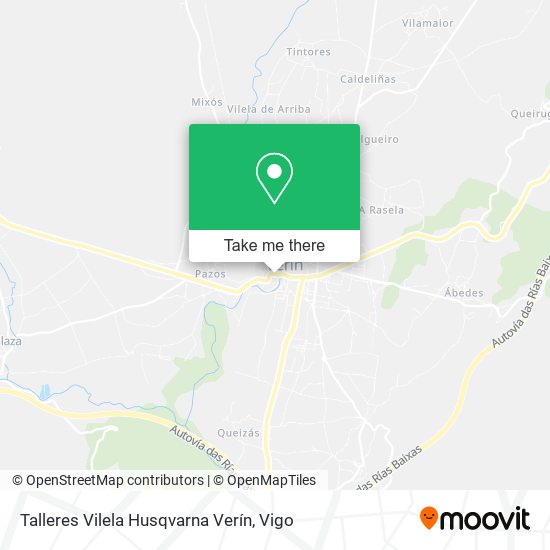 Talleres Vilela Husqvarna Verín map