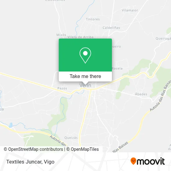 Textiles Juncar map