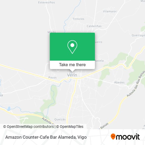 Amazon Counter-Cafe Bar Alameda map