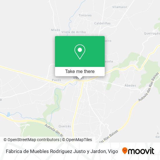 Fábrica de Muebles Rodriguez Justo y Jardon map