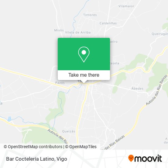 Bar Coctelería Latino map