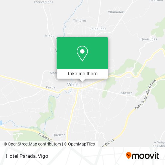 Hotel Parada map