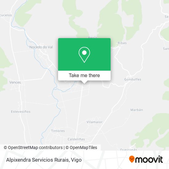 Alpixendra Servicios Rurais map