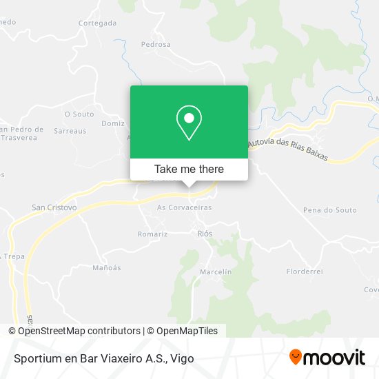 Sportium en Bar Viaxeiro A.S. map