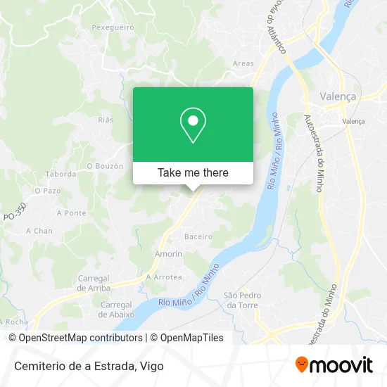 Cemiterio de a Estrada map