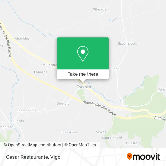 Cesar Restaurante map