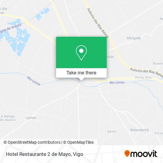 Hotel Restaurante 2 de Mayo map