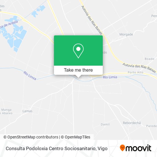 Consulta Podoloxia Centro Sociosanitario map