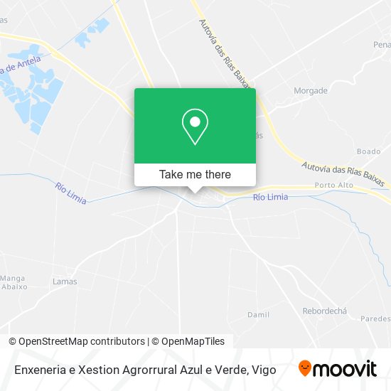 Enxeneria e Xestion Agrorrural Azul e Verde map