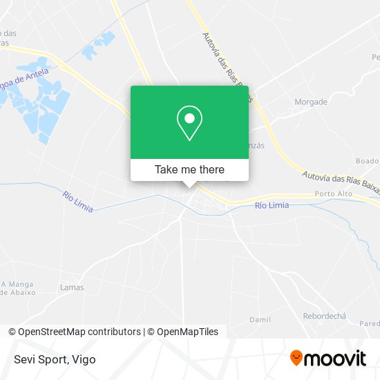 Sevi Sport map