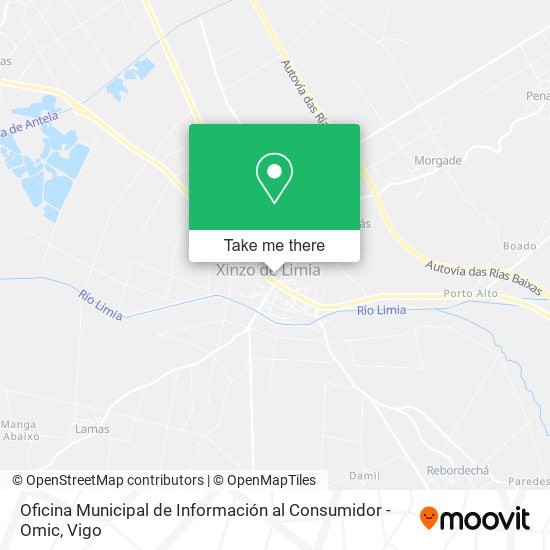 mapa Oficina Municipal de Información al Consumidor - Omic