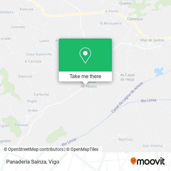 Panadería Saínza map