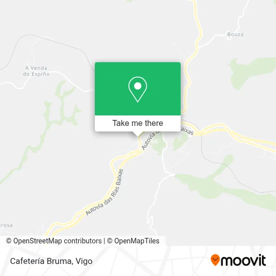 Cafetería Bruma map