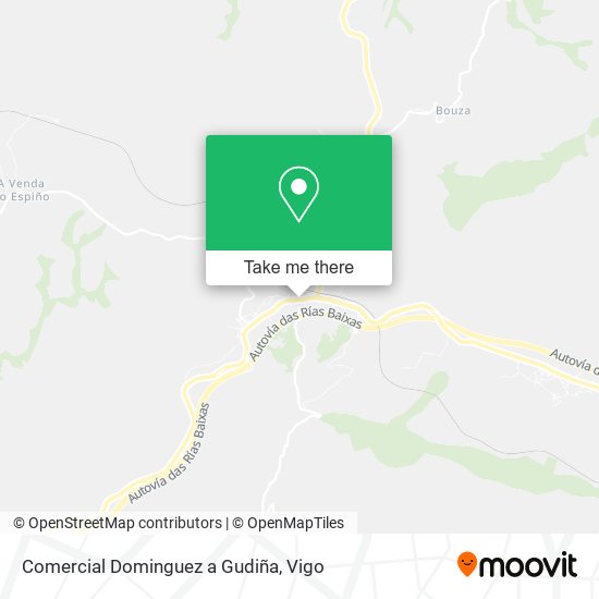 Comercial Dominguez a Gudiña map