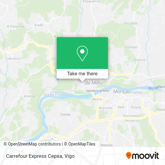 Carrefour Express Cepsa map