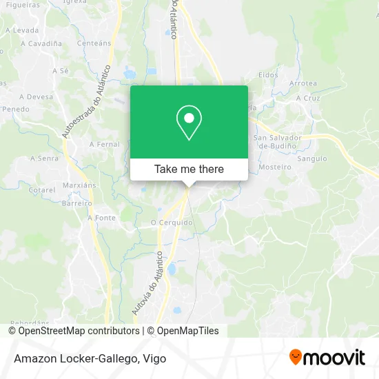 Amazon Locker-Gallego map