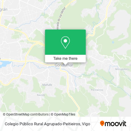 Colegio Público Rural Agrupado-Peitieiros map
