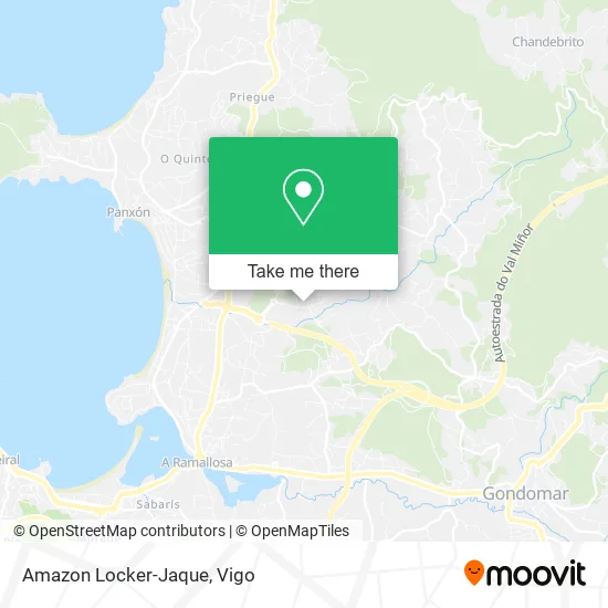 Amazon Locker-Jaque map