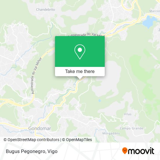 mapa Bugus Pegonegro