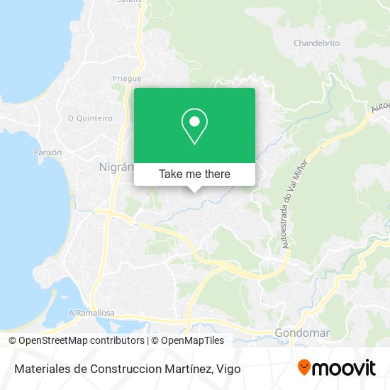 mapa Materiales de Construccion Martínez