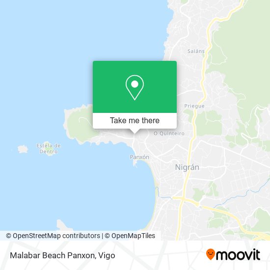 mapa Malabar Beach Panxon