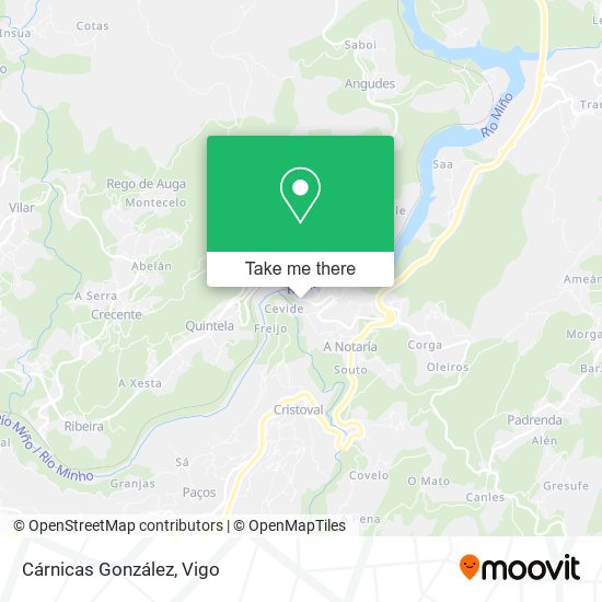 Cárnicas González map