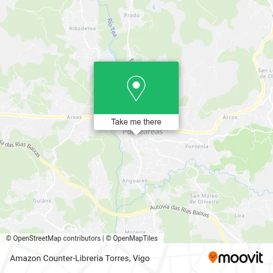 Amazon Counter-Libreria Torres map