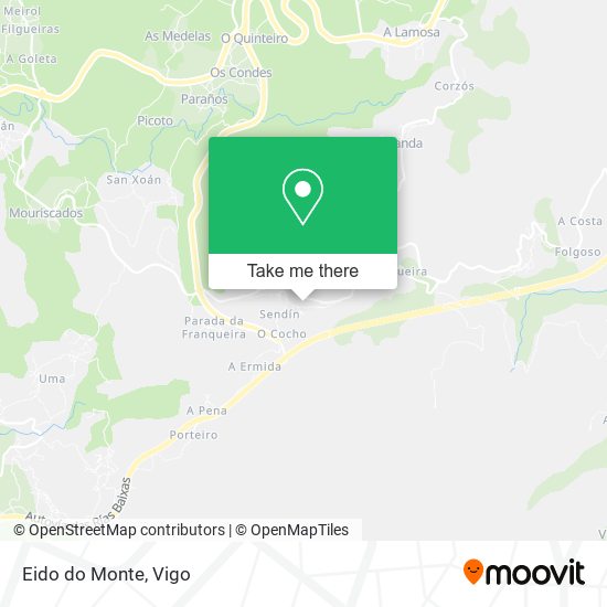 mapa Eido do Monte