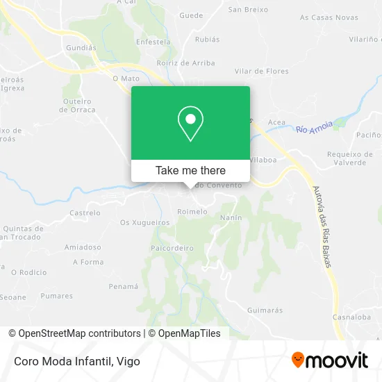 Coro Moda Infantil map