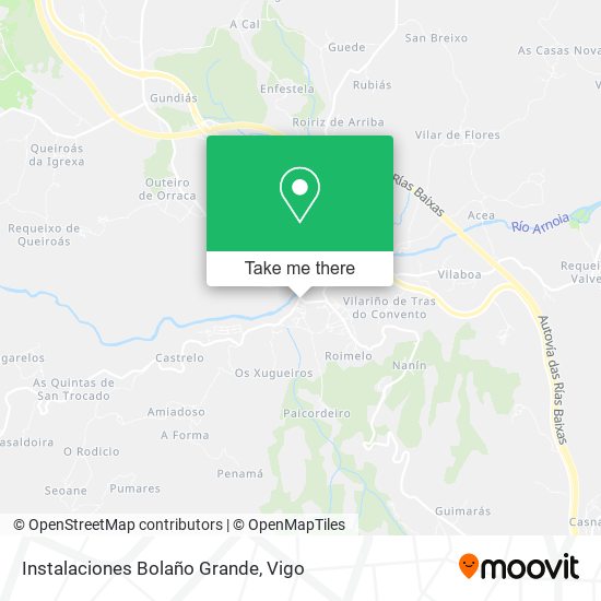 mapa Instalaciones Bolaño Grande