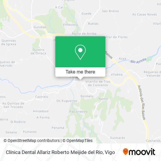 Clínica Dental Allariz Roberto Meijide del Río map