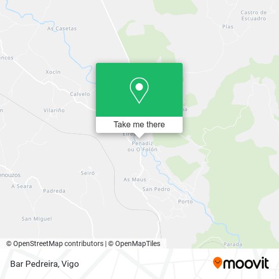 Bar Pedreira map